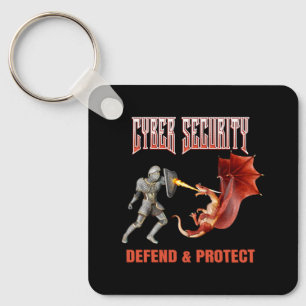 Cyber Security Knight - Perfekter Schutz Schlüsselanhänger