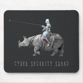 Cyber-Sicherheit Squad Rüstung Schild Ritter Nasho Mousepad
