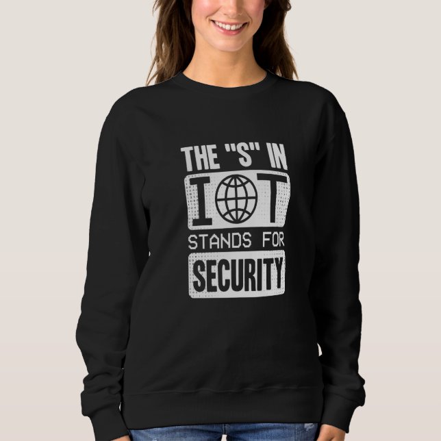 Cyber-Sicherheits-Experte Ethical Hacker Sweatshirt (Vorderseite)