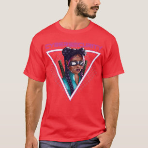 Cyber-Sicherheitskrieger Samurai Katana Ninja Game T-Shirt