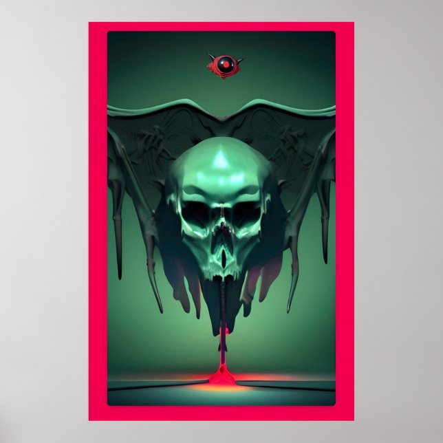 Cyber-Sigil von Draculas neuen Codierern Poster (Vorne)