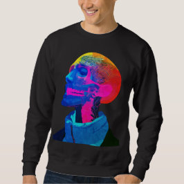 Cyber Skull - Futuristische Anatomie Kunst Sweatshirt
