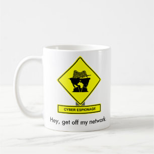 Cyber-Spionage-Tasse Kaffeetasse