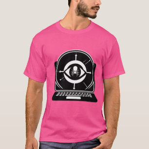 "Cyber Spy Vision: Moderne Tech Art" T-Shirt