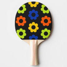 Cyber Street Retro-Blumenmuster Schwarzer Gummi