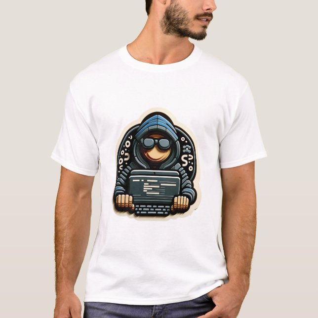 Cyber Sweat - shirt à capuche Coder : Futuristic T (Devant)