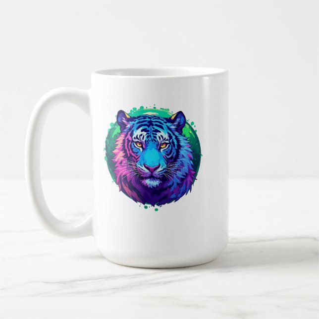 Cyber-Tiger Kaffeetasse (Links)
