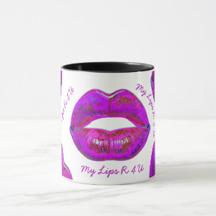 Cyber Venus Lippen - Meine Lippen sind für Dich. Tasse
