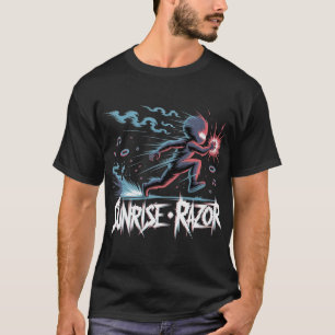 Cyber Wave Future Neon Japanischer Retro-Futurismu T-Shirt