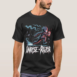 Cyber Wave Future Neon Japanischer Retro-Futurismu T-Shirt