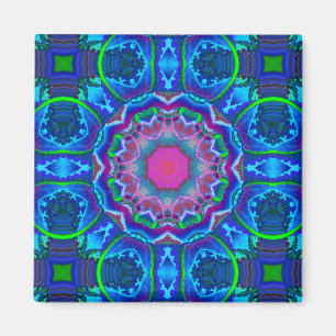 Cyberdelic Kaleidoskop-Magnete Magnet
