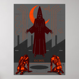 cyberdiktatorische Darstellung Poster