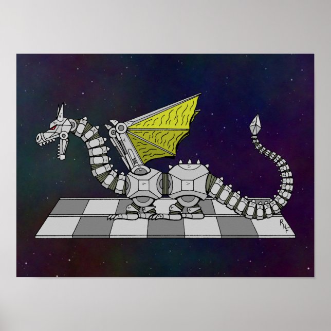 Cyberdrache Poster (Vorne)