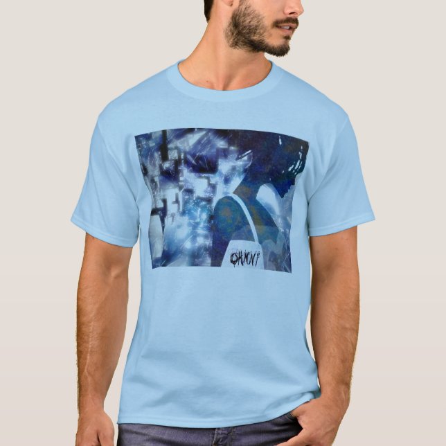 cyberfunk Mädchen T-Shirt (Vorderseite)