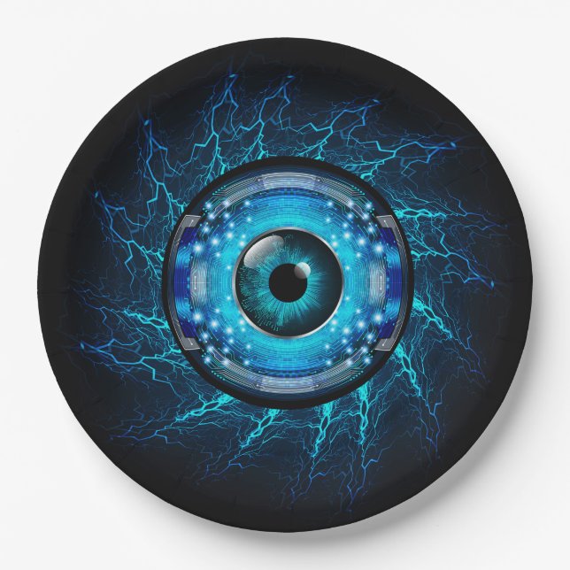 Cyberkreuz Pappteller (Vorderseite)