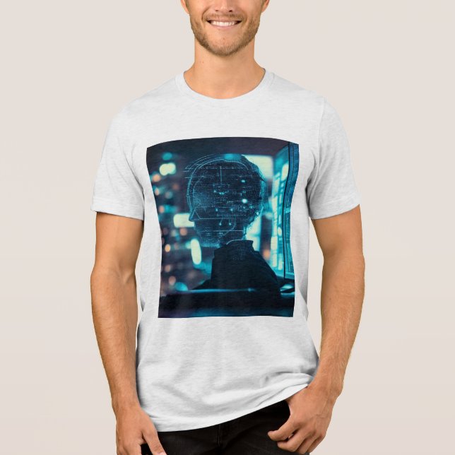 Cybermind Tri-Blend Shirt (Vorderseite)