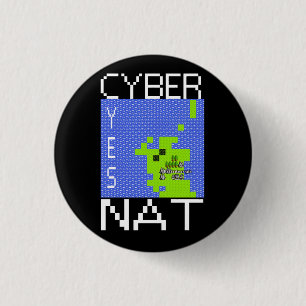 CYBERNAT Abzeichen Button