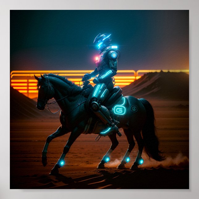 Cybernetic Cowboy Poster (Vorne)