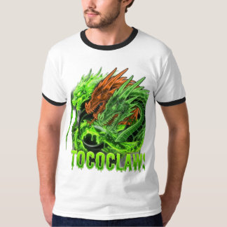 Cybernetic Dragon Trio Ringer-Shirt – Neon Grün T T-Shirt