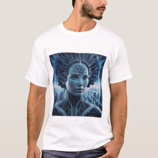 Cybernetisches Visionär-T-Shirt für Männer T-Shirt