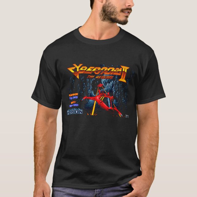 Cybernoid II Titre T-Shirt Retro Jeu Amiga (Devant)