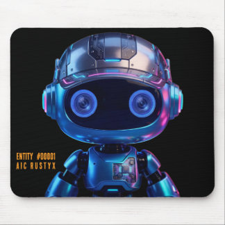 Cyberpunk-AI-Roboter-Mauspad #00001 | AIC Rustyx Mousepad