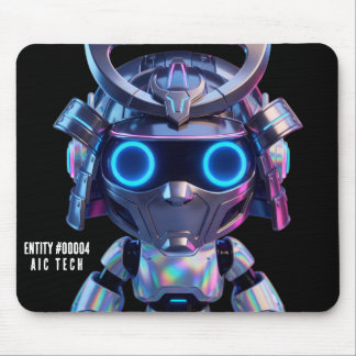Cyberpunk AI Roboter-Mauspad #00004 | AIC Tech Mousepad