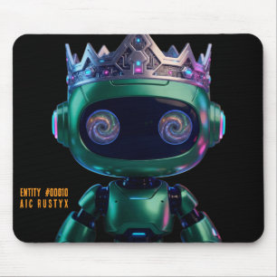 Cyberpunk AI Roboter-Mauspad #00010 AIC Rustyx Mousepad