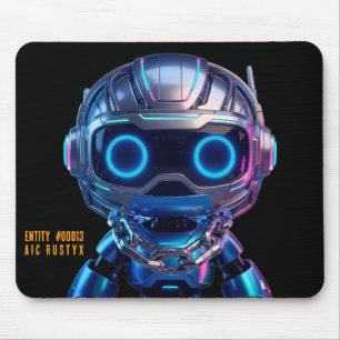Cyberpunk-AI-Roboter-Mauspad #00013 AIC Rustyx Mousepad