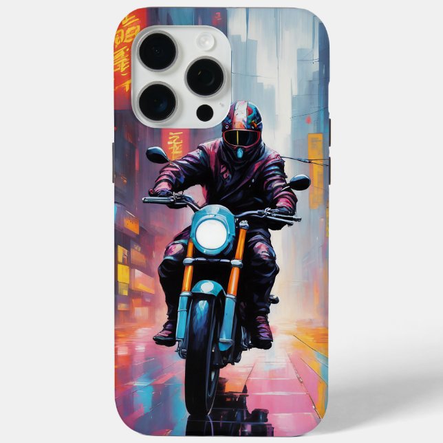 Cyberpunk - Apple iPhone 15 Pro Max Case (Rückseite)