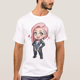 Cyberpunk Chibi Girl T-Shirt