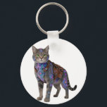 Cyberpunk Circuit Cat – Neon Tech Beast Schlüsselanhänger<br><div class="desc">Futuristic cyber-cat fused with glowing neon circuits, cyberpunk harness, and high-tech implants. This badass tabby cyborg stands proud in pure white background — ultimate blend of cute kitten charm and dystopian hacker vibe. Perfect for cyberpunk art prints, NFT drops, sci-fi posters, gamer room decor, tech enthusiast gifts, dark neon wall...</div>