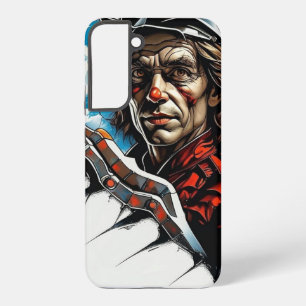 Cyberpunk-Clown-Telefon-Fall Samsung Galaxy Hülle