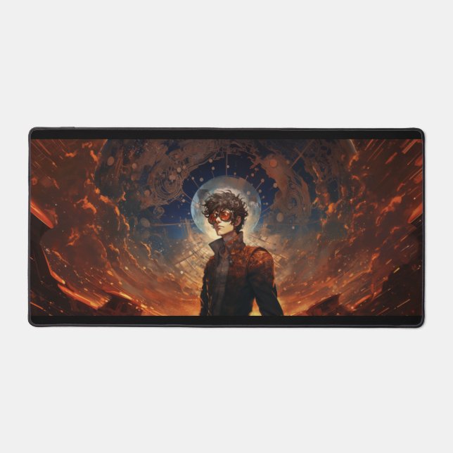 Cyberpunk Desk Mat Schreibtischunterlage (Vorderseite)