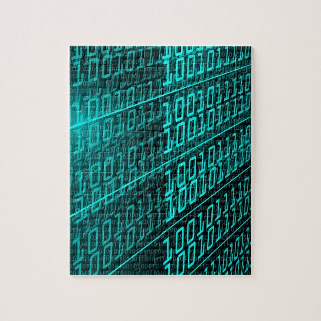 Cyberpunk Futuristic Computer Technology Circuit (Vertikal)