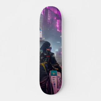 Cyberpunk Futuristic Trippy-Skateboard-Deck Skateboard