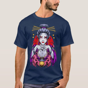 Cyberpunk Geisha Girl T-Shirt