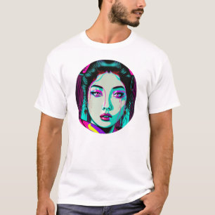 Cyberpunk Geisha Men's Basic T - Shirt