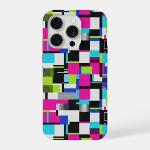 Cyberpunk-Glitch-Geometrisches-iPhone-Case iPhone 15 Pro Hülle