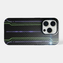 Cyberpunk Glow iPhone 15 Pro Sticker - Elektrische