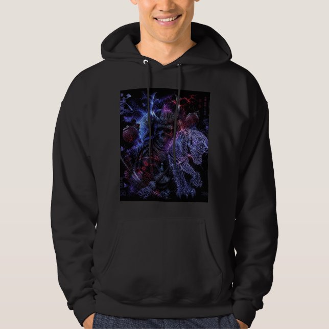 Cyberpunk Hoodie (Vorderseite)