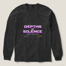 Cyberpunk Langes Purple Glitch T-Shirt | Dark Aes