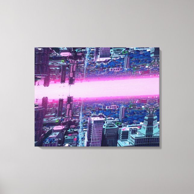 Cyberpunk Leinwand (Vorderseite)