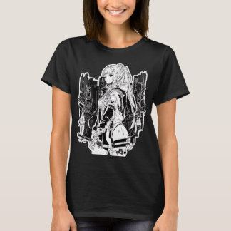 Cyberpunk-Mädchen-Stil T-Shirt