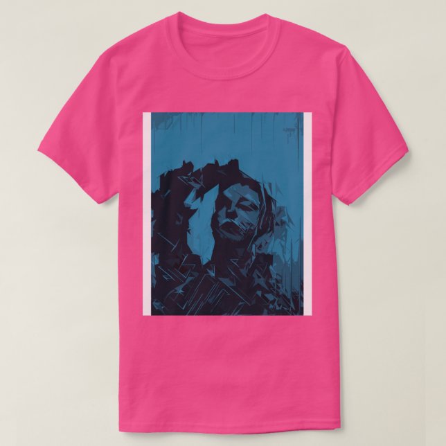 Cyberpunk-Mädchen T-Shirt (Design vorne)