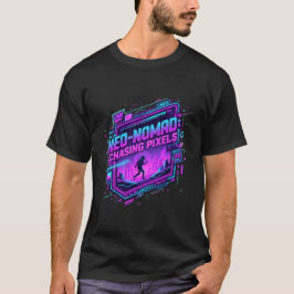  ​Cyberpunk Neo-Nomad Synthwave Art - Retro Future T-Shirt