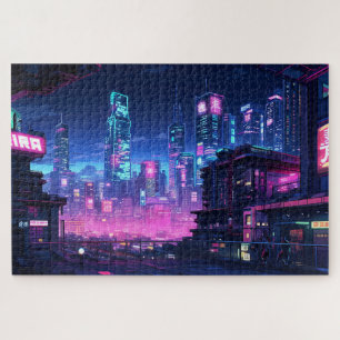 Cyberpunk Night City Dach