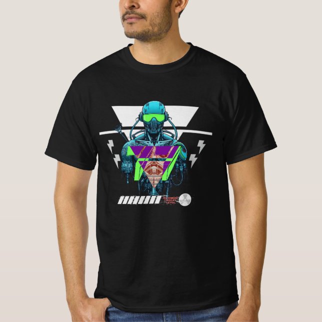 Cyberpunk-Projekt T-Shirt (Vorderseite)