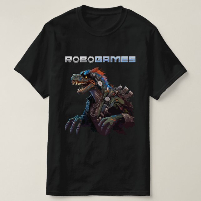 CyberPunk Raptor T-Shirt (Design vorne)