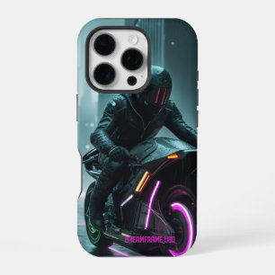 Cyberpunk / Retro-Ästhetik-Design iPhone 16 Pro Hülle
